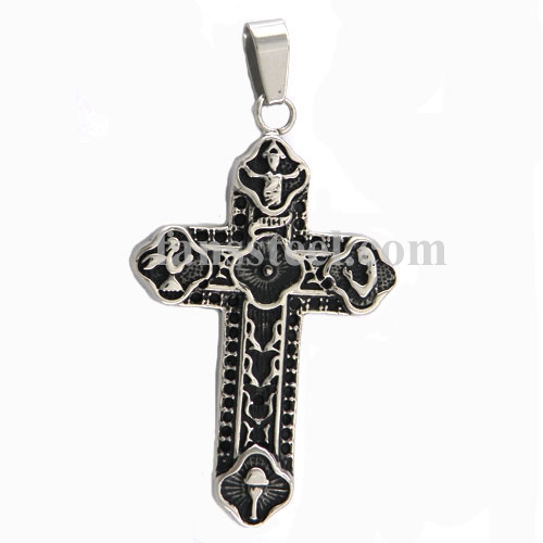 FSP01W77 St. Maria prayer cross pendant 